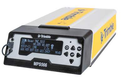Neu für Trimble Groundworks und Marineanwendungen: Modularer Maschinenempfänger Trimble MPS566