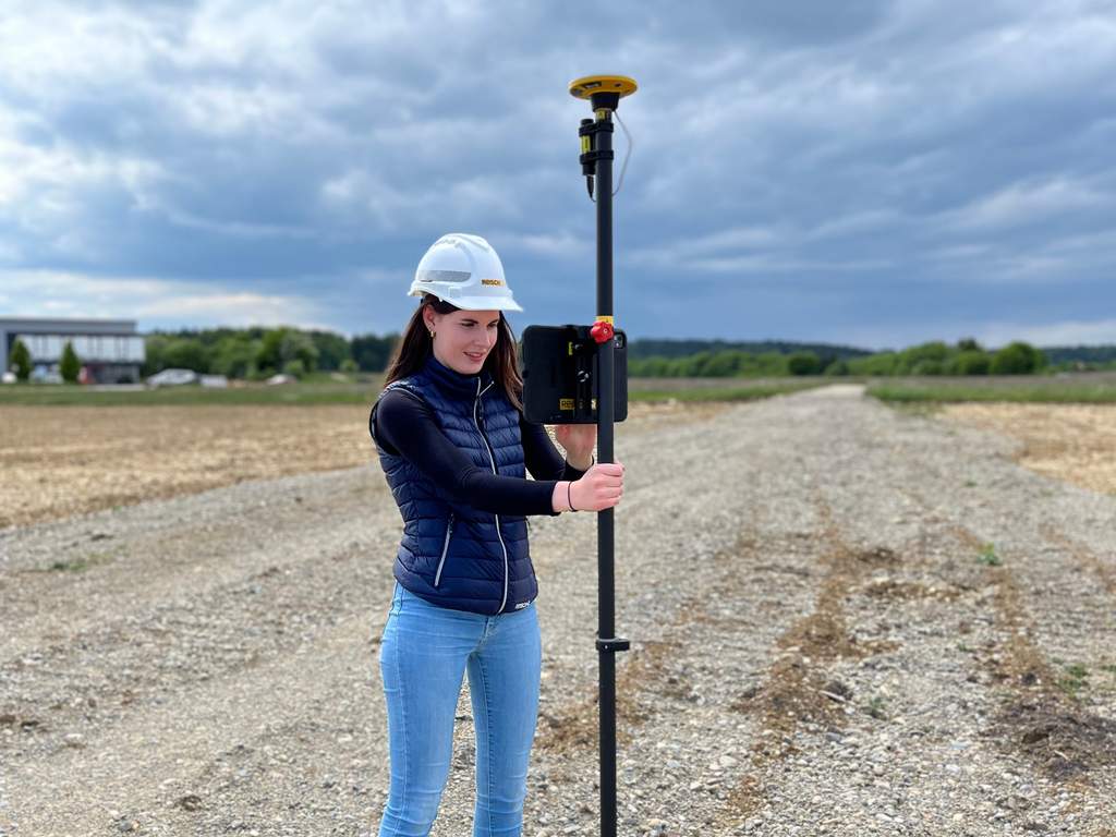 Das Trimble SiteVision ist schnell einsatzbereit, einfach in der Anwendung und die Bedienung ist sehr intuitiv