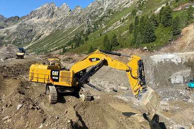 Praxis: Speicherkraftwerksbau in den Stubaier Alpen mit Trimble Earthworks