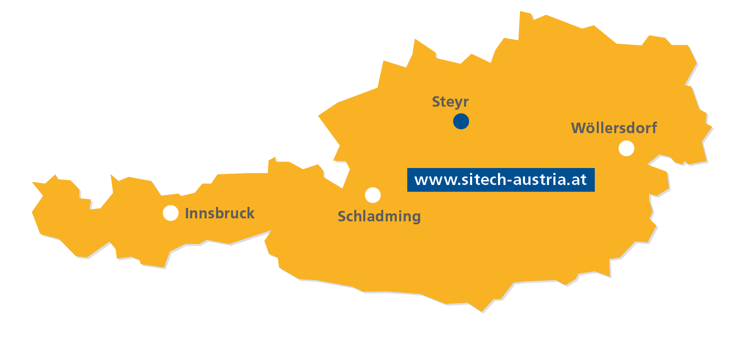SITECH VERTRIEBS- UND SERVICE-STÜTZPUNKTE FÜR ÖSTERREICH