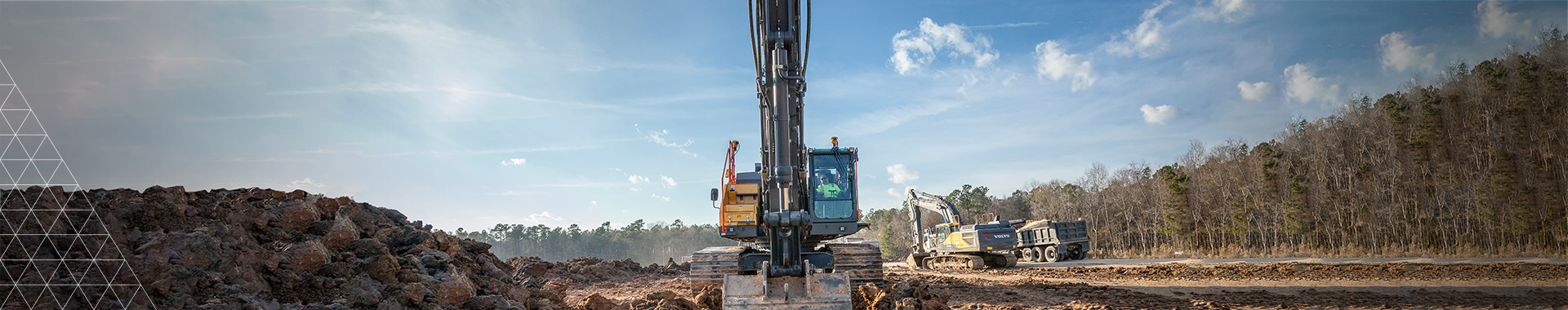 >Trimble Earthworks Bagger